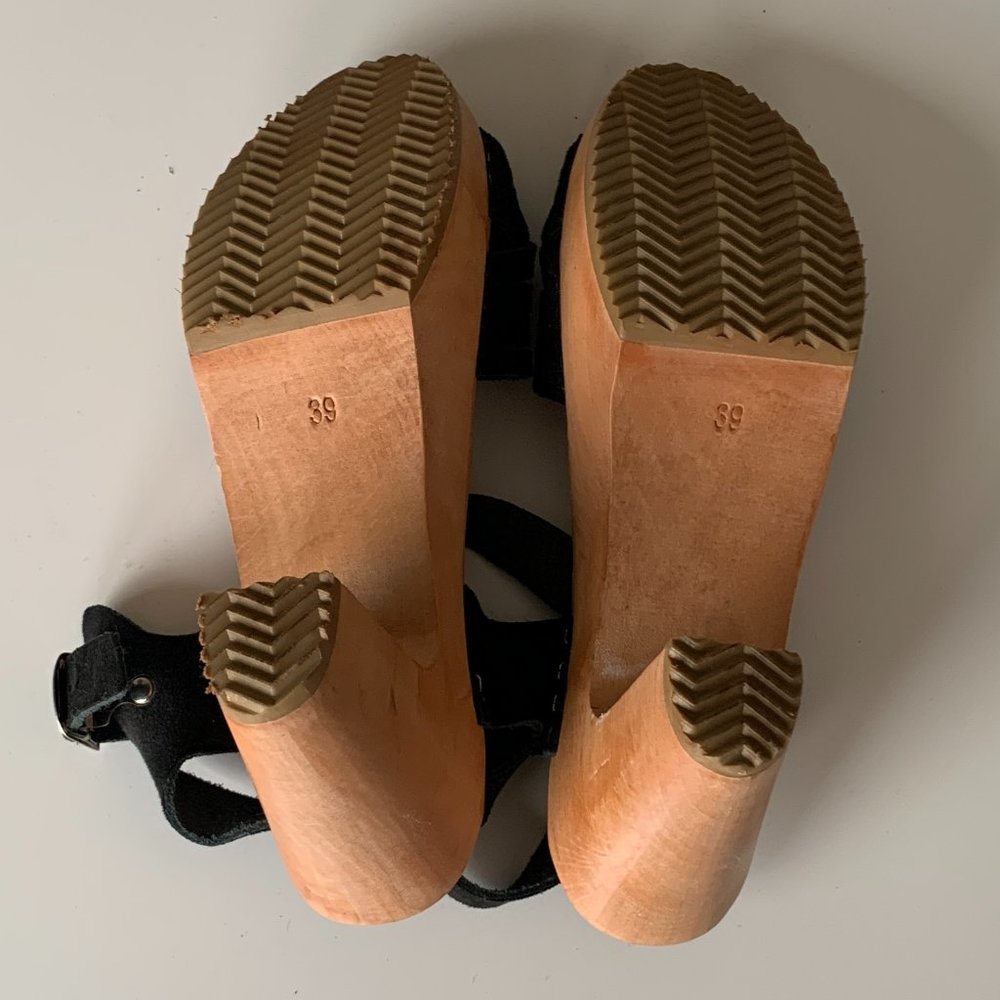 Suede Clogs - image 4